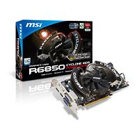 Carte graphique MSI Radeon HD 6850 Cyclone Power Edition, 1 Go