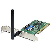 Carte réseau PCI WiFi 802.11g à 54 Mbps, TEW-423PI, TRENDnet