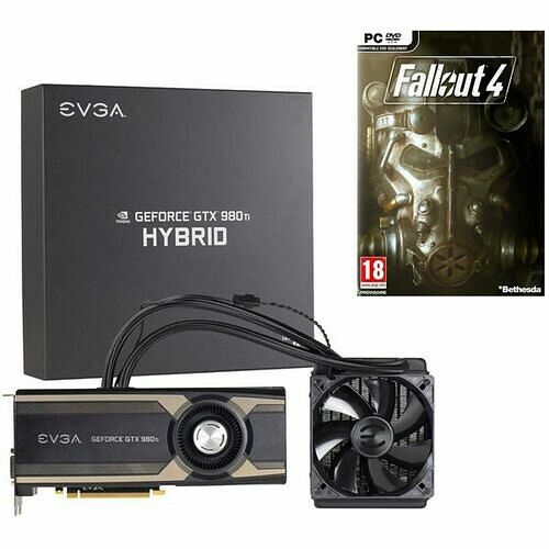 EVGA GeForce GTX 980 Ti HYBRID GAMING, 6 Go + Fallout 4 offert !