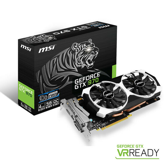 MSI GeForce GTX 970 OC, 4 Go