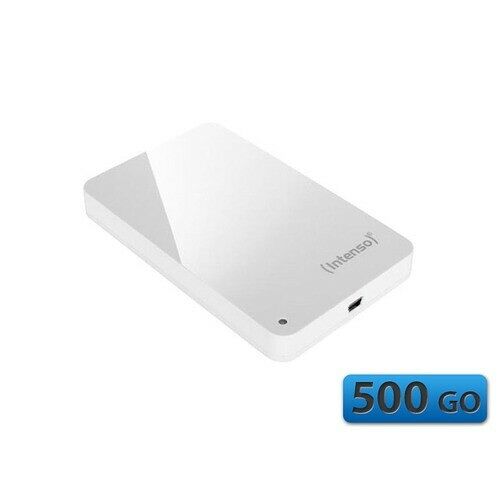 Disque dur externe 2.5" Memory Station, 500 Go, Blanc, Intenso
