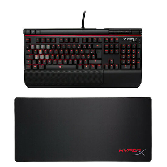 Pack HyperX Alloy Elite (MX Red)(AZERTY) + Fury S Pro XL