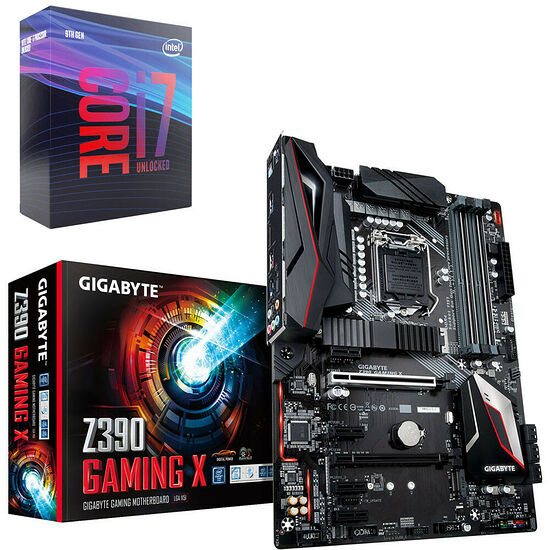 Intel Core i7-9700K (3.6 GHz) + Gigabyte Z390 GAMING X