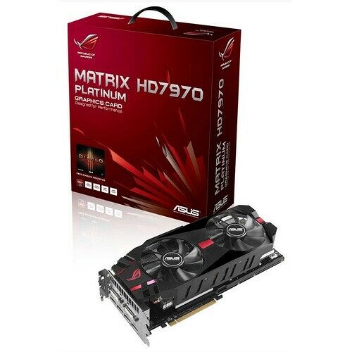 Carte graphique Asus Matrix Radeon HD 7970 Platinum, 3 Go