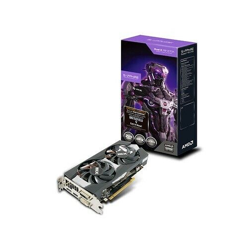 Carte graphique Sapphire Radeon R9 270X Dual-X OC With Boost Battlefield 4, 2 Go