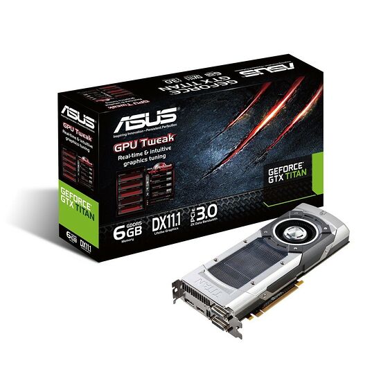 Carte graphique ASUS GeForce GTX Titan, 6 Go