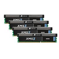 Kit Quad Channel DDR3 Corsair XMS, 4 x 8 Go, PC3-12800, CAS 11