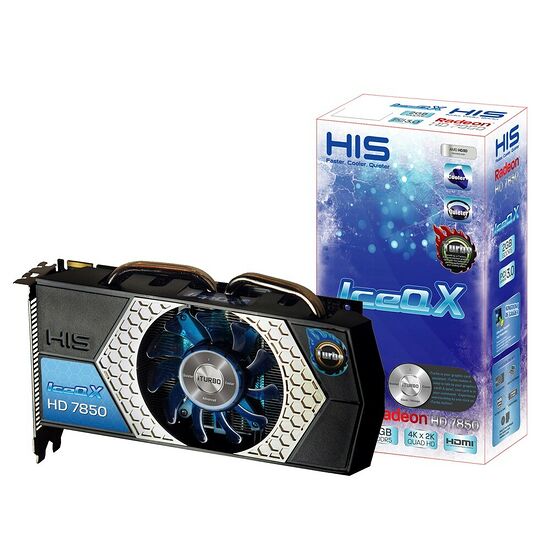 Carte graphique HIS Radeon HD 7850 OC IceQ X Turbo, 2 Go