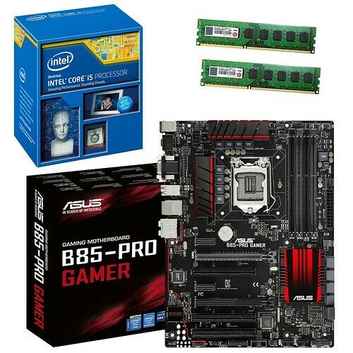 Kit d'évolution Core i5 4570 (3,2 GHz) + Asus B85 PRO Gamer + 8 Go