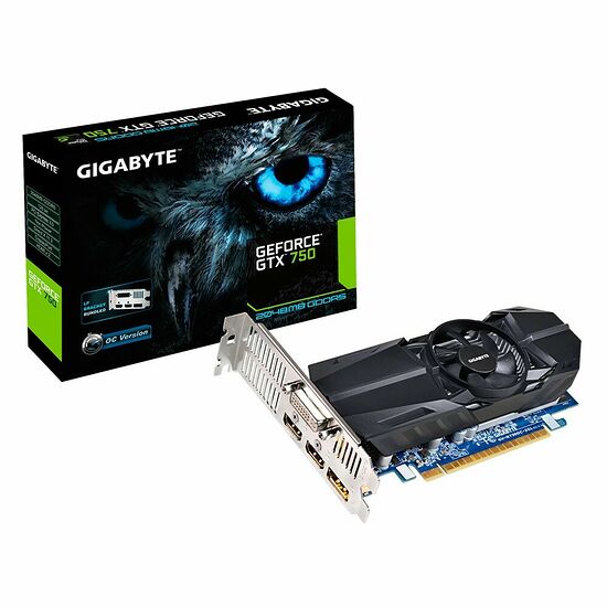 Gigabyte GeForce GTX 750 OC, 2 Go