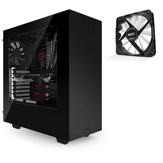 NZXT Source 340, Noir + Ventilateur 120 mm offert !