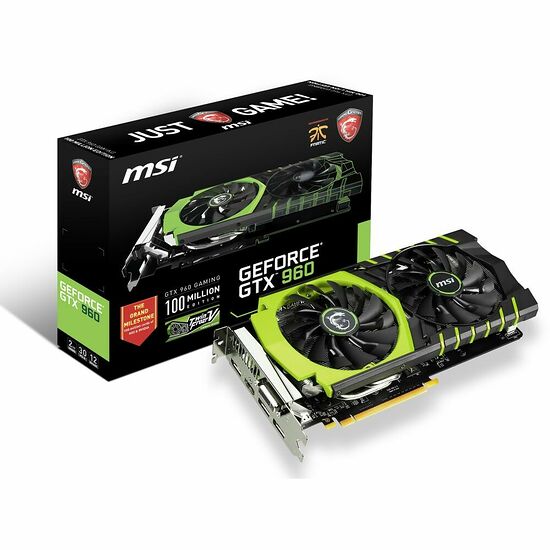 MSI GeForce GTX 960 GAMING 100ME, 2 Go + Tapis de souris Far Cry 4 offert !