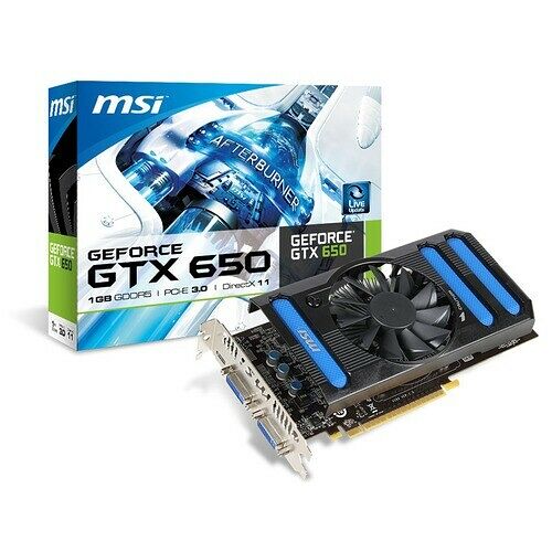Carte graphique MSI GeForce GTX 650 OC, 1 Go