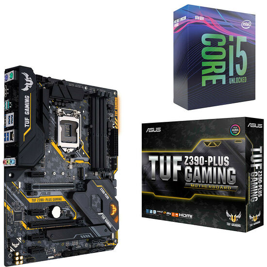 Intel Core i5-9600K (3.7 GHz) + Asus TUF Z390-PLUS GAMING
