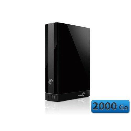 Disque dur externe 3.5" Backup plus Desktop, 2 To, Noir, Seagate