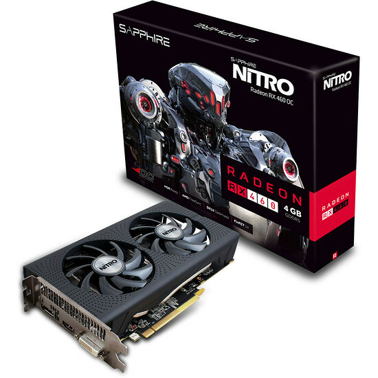 Sapphire Radeon RX 460 NITRO (UEFI), 4 Go