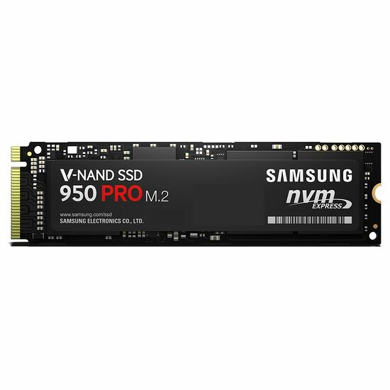 Samsung Série 950 Pro, 256 Go, M.2 (Type 2280)