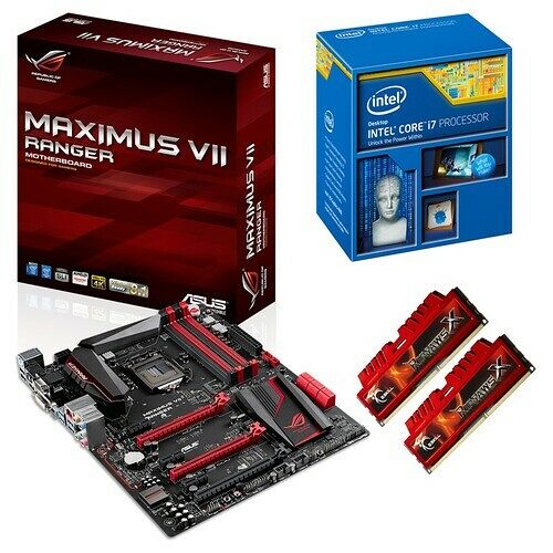 Kit d'évolution Intel Core i7 4770K (3,5 GHz) + Asus Maximus VII Ranger+8 Go