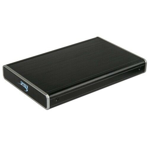 Boitier externe pour disque dur 2.5" IDE/SATA, Noir, Spyker