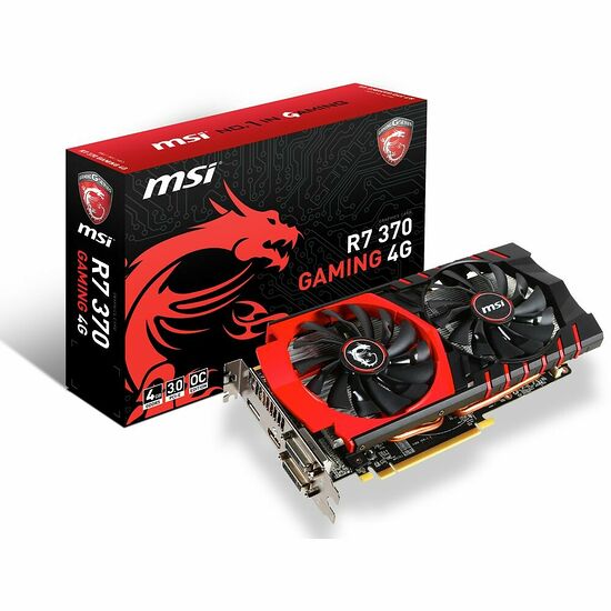 MSI Radeon R7 370 GAMING 4G, 4 Go