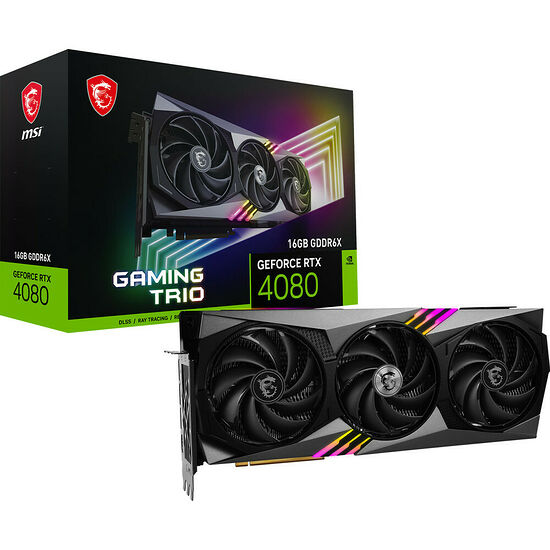 MSI GeForce RTX 4080 GAMING TRIO