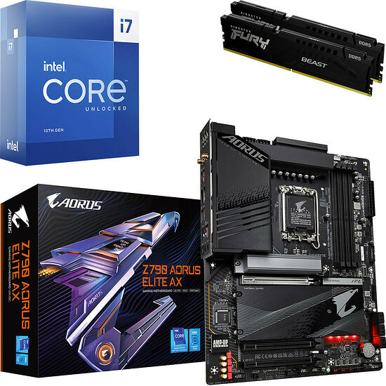Kit évo Core i7-13700K + Z790 AORUS ELITE AX + 32 Go