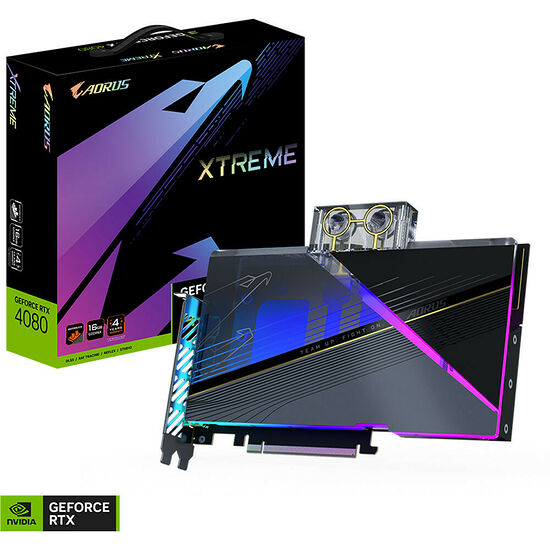 AORUS GeForce RTX 4080 XTREME WATERFORCE WB