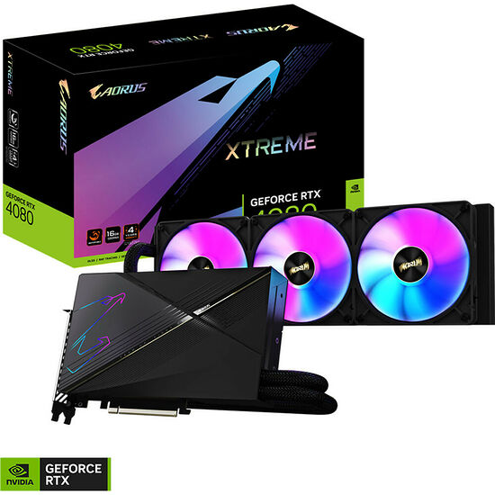 AORUS GeForce RTX 4080 XTREME WATERFORCE