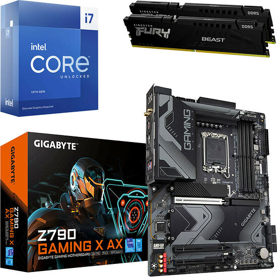 Kit évo Core i7-13700KF + Z790 GAMING X AX + 32 Go
