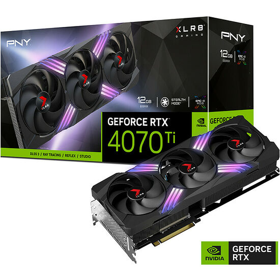 PNY GeForce RTX 4070 Ti XLR8 Gaming VERTO