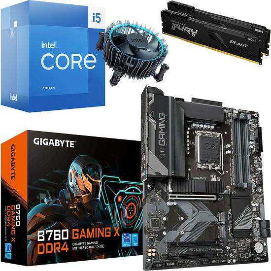 Kit évo Core i5-13500 + B760 GAMING X DDR4 + 16 Go