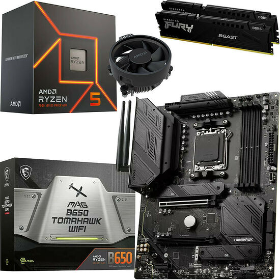 Kit évo Ryzen 5 7600 + B650 Tomahawk WIFI + 32 Go