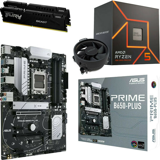 Kit évo Ryzen 5 7600 + PRIME B650-PLUS + 32 Go