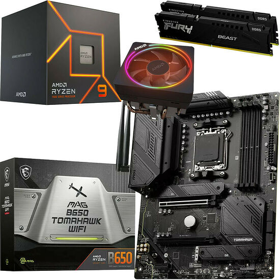Kit évo Ryzen 9 7900 + B650 Tomahawk WIFI + 32 Go