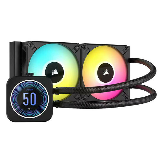 Corsair iCue H100I Elite LCD XT Noir - 240 mm