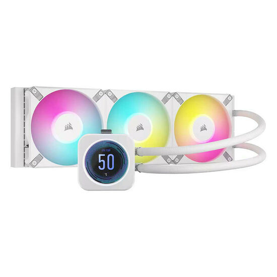 Corsair iCue H150I Elite LCD XT Blanc - 360 mm