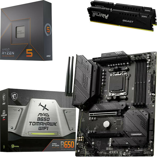 Kit évo Ryzen 5 7600X + B650 Tomahawk WIFI + 32 Go