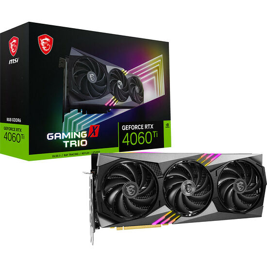 MSI GeForce RTX 4060 Ti GAMING X TRIO (8 Go)