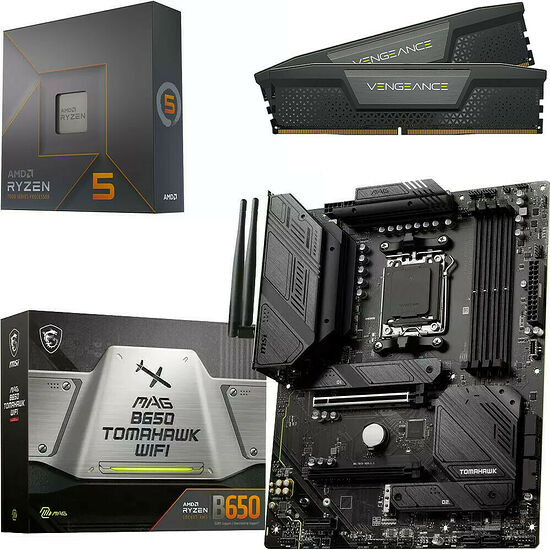 Kit évo Ryzen 5 7600X + B650 Tomahawk WIFI + 32 Go