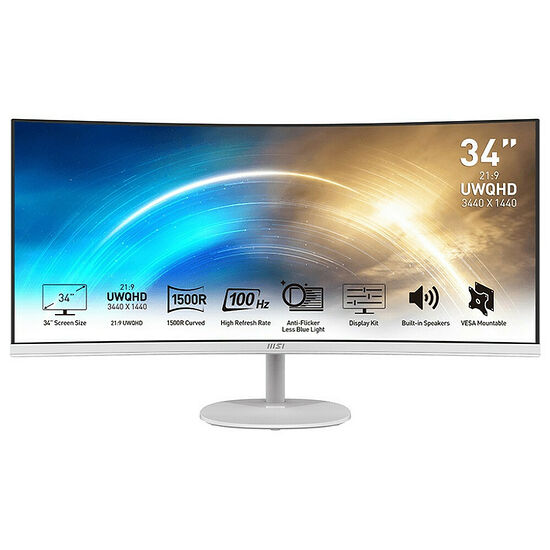 MSI PRO MP341CQW (dalle incurvée)