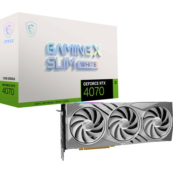 MSI GeForce RTX 4070 GAMING X SLIM WHITE