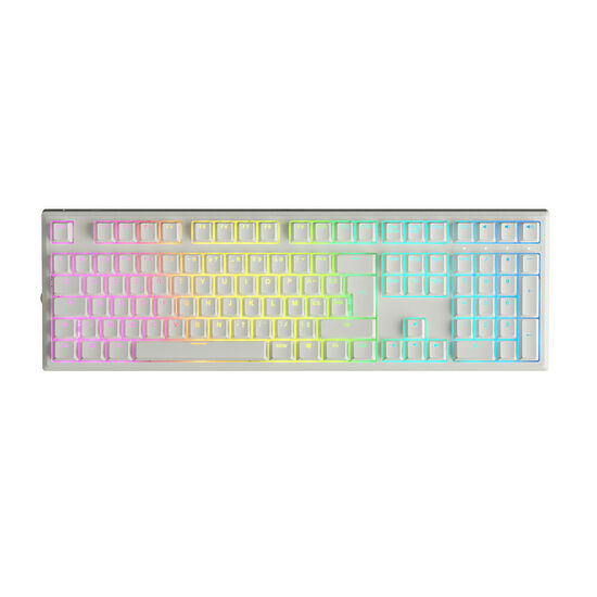 Designed By GG Ironclad V3 Blanc (Switchs Brown Raccoon) (AZERTY)