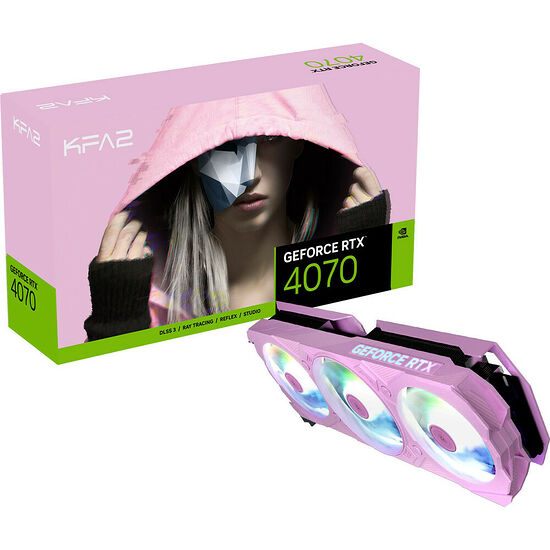 KFA2 GeForce RTX 4070 EX Gamer PINK (1-Click OC)