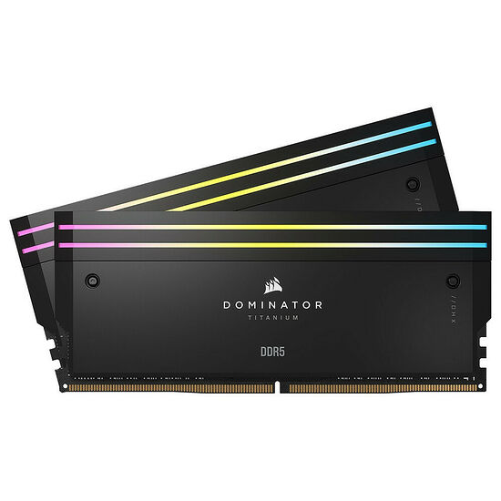 DDR5 Corsair Dominator Titanium RGB - 32 Go (2 x 16 Go) 6000 MHz - CAS 30