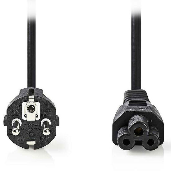 Câble d'alimentation C5 - 2 mètres - Noir - Nedis