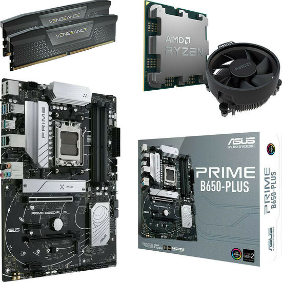 Kit évo Ryzen 5 7500F + PRIME B650-PLUS + 32 Go