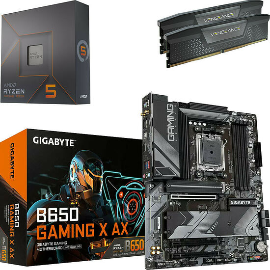 Kit évo Ryzen 5 7600X + B650 GAMING X AX + 32 Go