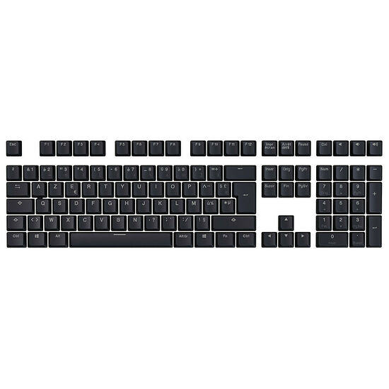 Designed By GG Keycaps DoubleShot ISO Noir (AZERTY)