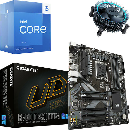Duo Core i5-13400F + B760 DS3H DDR4