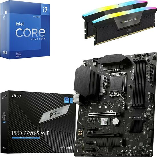 Kit évo Core i7-12700KF + PRO Z790-S WIFI + 32 Go